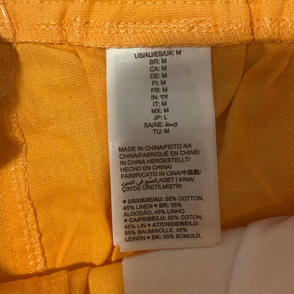 Amazon Essentials Bright Orange Drawstring Shorts - Picture 7 of 8